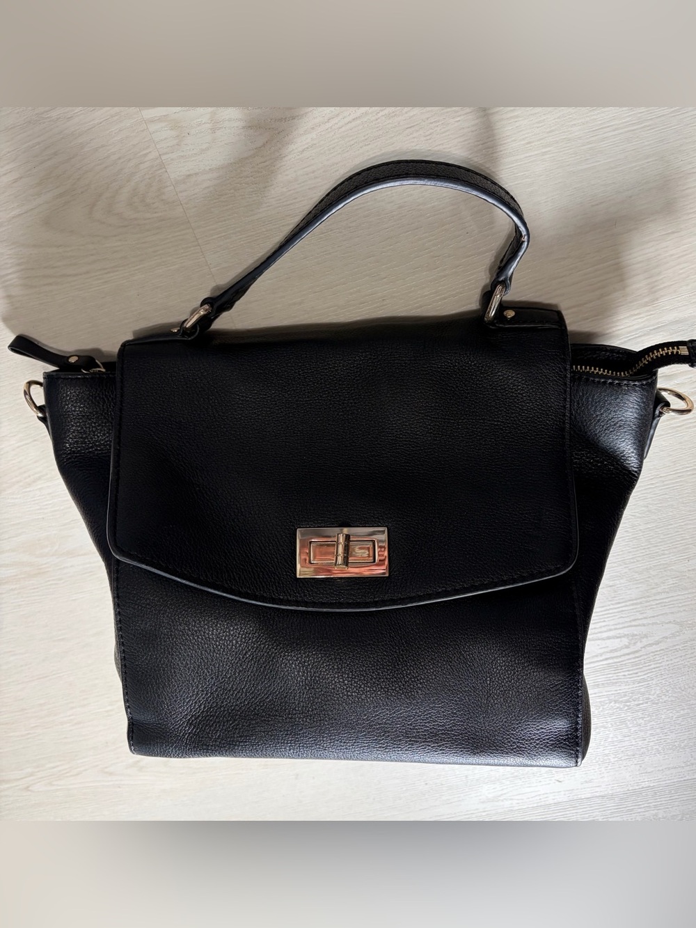 Daniel leather black purse